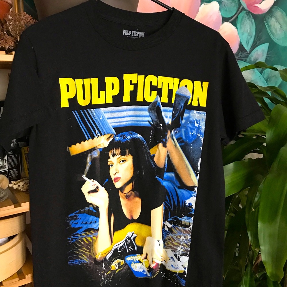 Pulp Fiction shirt.